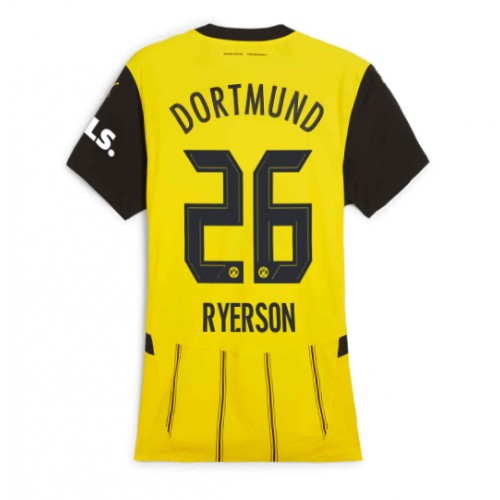 Dres Borussia Dortmund Julian Ryerson #26 Domaci za Žensko 2024-25 Kratak Rukav